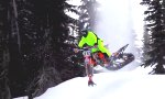 Funny Video : Snow Biking