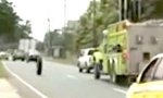 Funny Video : Truck Wheel Bowling