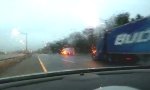 Lustiges Video : Blitzeis auf der Autobahn