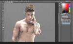 Lustiges Video : Justin Bieber CK Ad Reverse Photoshopped