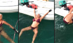 Lustiges Video - So klettert man ins Boot