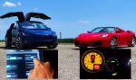 Tesla SUV Drag Race vs Ferrari