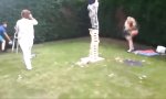 Movie : Jenga Standup im Garten