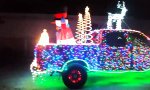 Lustiges Video : Auto-Weihnachtsschmuck mit 14.000 LEDs