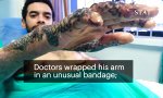 Funny Video - Mit Fischhaut gegen Verbrennungen