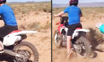 Funny Video : Sein erstes mal auf dem Dirtbike