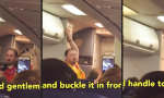 Lustiges Video - Sinnliche Flugbegleitung