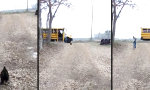 Funny Video - Vom Schulbus abgeholt