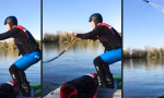 Funny Video : Das erste mal auf dem Wakeboard