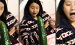Überraschungs-Gurke für die Freundin
