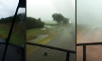 Lustiges Video : Mit dem Streuwagen durch den Tornado