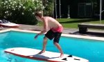 Funny Video : Pool Slide