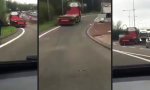 Lustiges Video : Mit dem Kantholz hinterher rennen