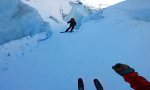 Abfahrt durch den die Chamonix Schlucht