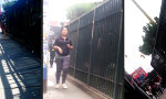 Lustiges Video - Unterhaltung an der Bushaltestelle