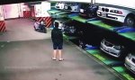 Glück in der Multilevel-Garage