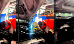Lustiges Video : Ziegige Reparatur garantiert