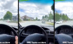 Lustiges Video : Toyota Unfallvermeidungs-Feature 1995