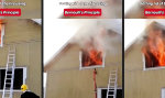 Funny Video : Feuerlöscher im Rückwärtsgang