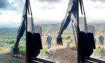Präzisionsarbeit auf der Baustelle