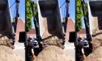 Lustiges Video : Immer achtsam beim Abladen