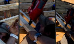 Lustiges Video : Derbes Brett vor’m Kopf