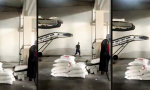 Lustiges Video : Schwerkraft als Mitarbeiter