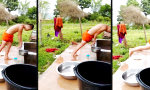 Handstand ins Becken - was kann schon schiefgehen?