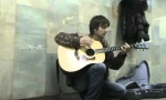 Kurt Cobain in Russischer U-Bahn