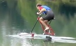 Funny Video : Hydrofoil Bike